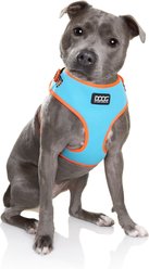 DOOG Step In Neoflex Beethoven Neon Dog Harness, Orange/Blue, X-Small: 11 to 13-in chest slide 2 of 6