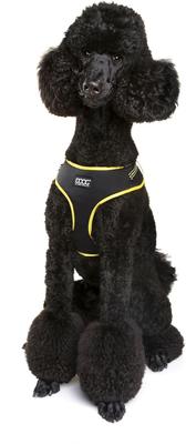 Show full view: DOOG Step In Neoflex Bolt Neon Dog Harness, Black/Yellow, Medium: 16 to 22-in chest slide 3 of 6