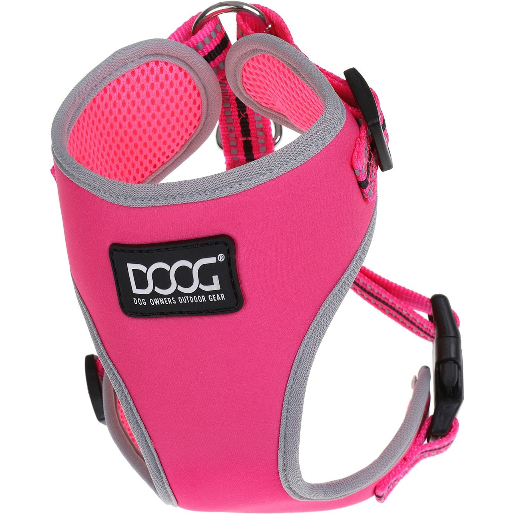 DOOG Step In Neoflex Lady Neon Dog Harness, Neon Pink, Medium: 16 to 22-in chest