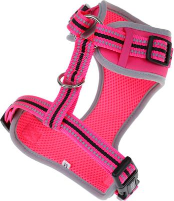 Show full view: DOOG Step In Neoflex Lady Neon Dog Harness, Neon Pink, Medium: 16 to 22-in chest slide 2 of 6