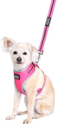 Show full view: DOOG Step In Neoflex Lady Neon Dog Harness, Neon Pink, Small: 12.5 to 17-in chest slide 4 of 6