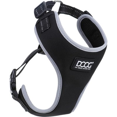 DOOG DOOG Step In Neoflex Lassie Dog Harness, Black, X-Small: 11 to 13-in chest