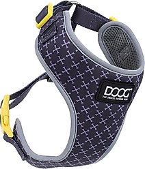 DOOG Step In Neoflex Odie Dog Harness, Black/Purple/Yellow, X-Large: 22.5 to 31.5-in chest