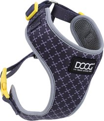 DOOG Step In Neoflex Odie Dog Harness, Black/Purple/Yellow, X-Small: 11 to 13-in chest