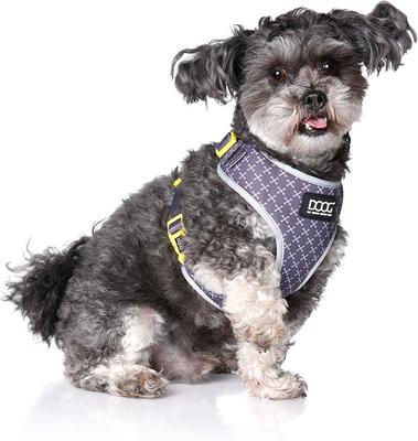 Show full view: DOOG Step In Neoflex Odie Dog Harness, Black/Purple/Yellow, X-Small: 11 to 13-in chest slide 4 of 7