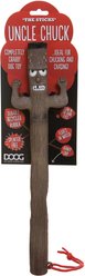 DOOG Stick Family Uncle Chuck Dog Chew Toy, Brown