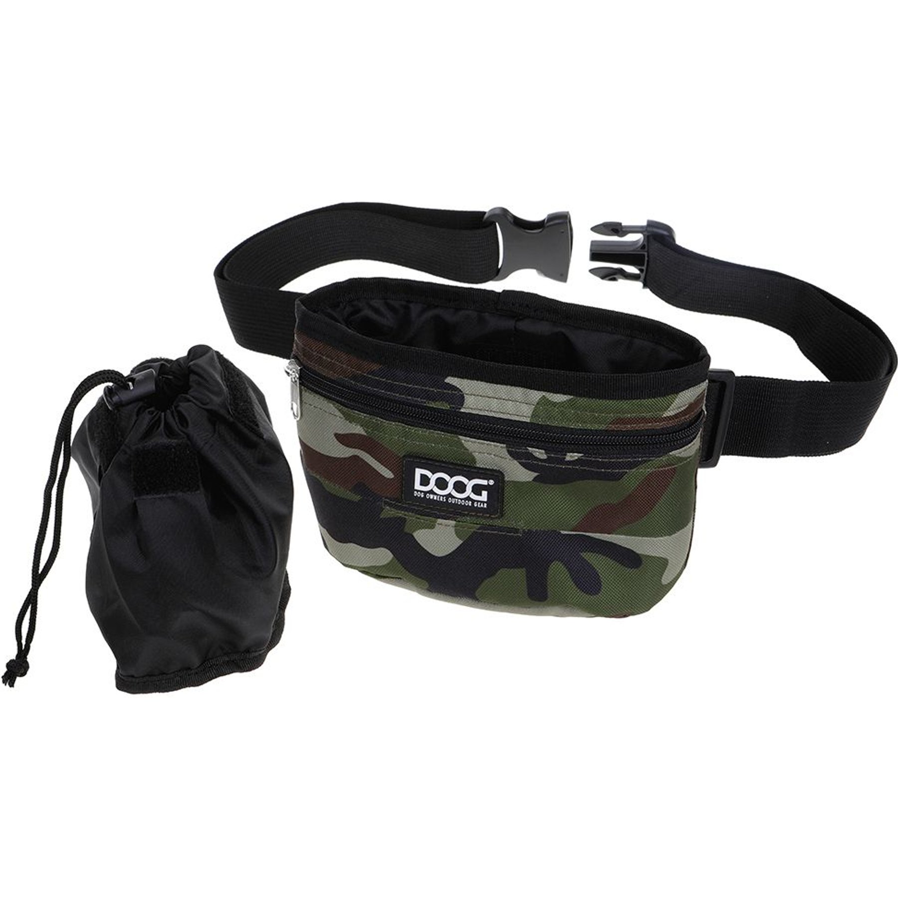 DOOG Treat & Training Dog Pouch, Camo, Large