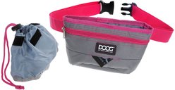 DOOG Treat & Training Dog Pouch, Grey/Pink, Large