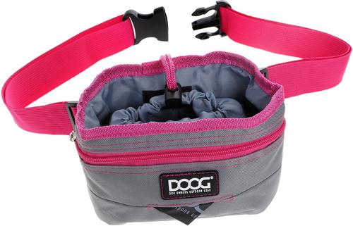 Show full view: DOOG Treat & Training Dog Pouch, Grey/Pink, Large slide 2 of 5