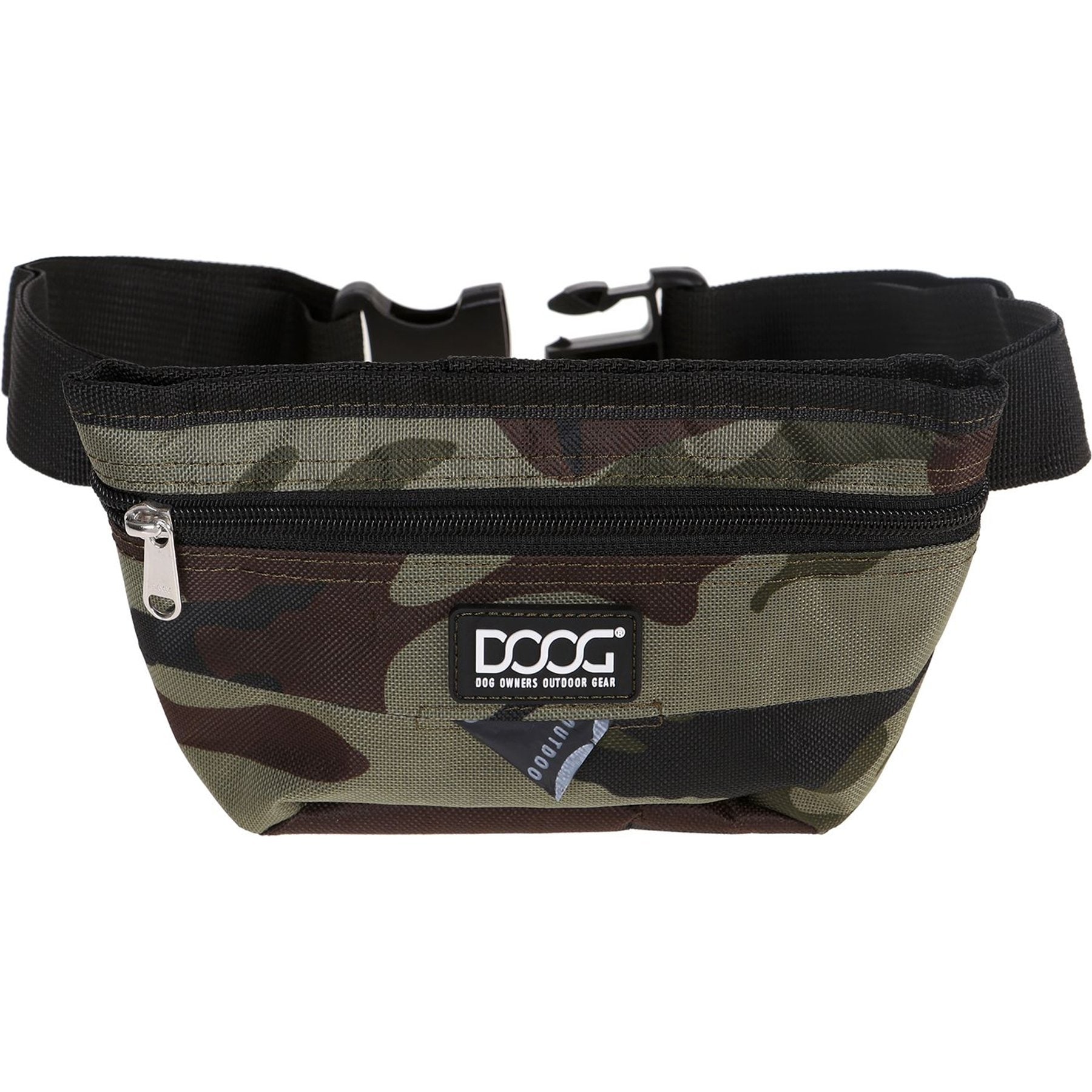 DOOG Treat & Training Dog Pouch with Hinge Closure, Large, Camo
