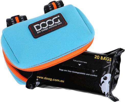 Show full view: DOOG Walkie Dog Pouch Beethoven, Orange/Blue slide 3 of 7