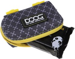 DOOG Walkie Dog Pouch Odie Dog Poop Bag Dispenser, Black/Purple/Yellow slide 2 of 6