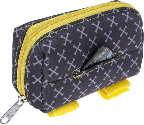 Show full view: DOOG Walkie Dog Pouch Odie Dog Poop Bag Dispenser, Black/Purple/Yellow slide 3 of 7