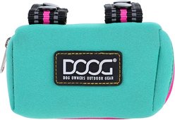 DOOG Walkie Dog Pouch Rin Tin Tin Neon Dog Poop Bag Dispenser, Teal/Pink