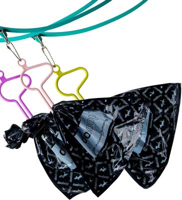 Dooloop Spring Fling Dog Waste Bag Holder, 3 count