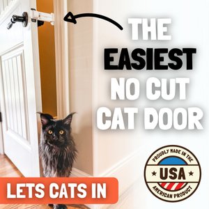 Door Buddy Dog & Cat Door Prop, White