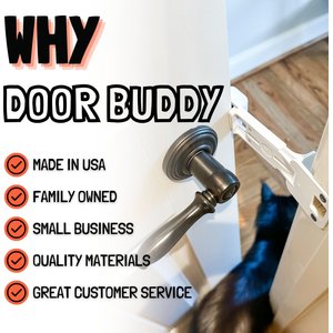 Door Buddy Dog & Cat Door Prop, White