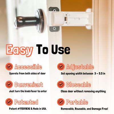 Show full view: Door Buddy Dog & Cat Door Prop, White slide 5 of 10