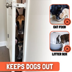Door Buddy Dog & Cat Door Prop, White