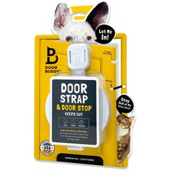 Door Buddy Door Latch Plus Door Stopper, Grey