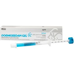 Dormosedan Gel for Horses, 7.6 mg/mL, 3-mL oral syringe