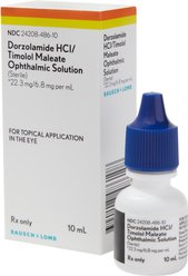 Dorzolamide HCl / Timolol Maleate (Generic) Ophthalmic Solution, 22.3-mg/6.8-mg per mL, 10-mL