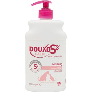 Douxo S3 CALM Soothing Itchy, Hydrated Skin Dog & Cat Shampoo, 16.9-fl oz bottle
