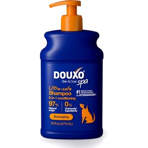 Douxo Skin & Coat SPA Ultra-Safe 2 in 1 Conditioning Dog Shampoo, 16-fl oz bottle