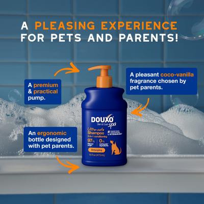 Show full view: Douxo Skin & Coat SPA Ultra-Safe 2 in 1 Conditioning Dog Shampoo, 16-fl oz bottle slide 7 of 11
