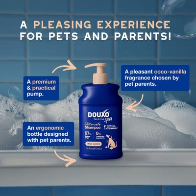 Show full view: Douxo Skin & Coat SPA Ultra-Safe Shed Control Dog Shampoo, 16-fl oz bottle slide 6 of 10