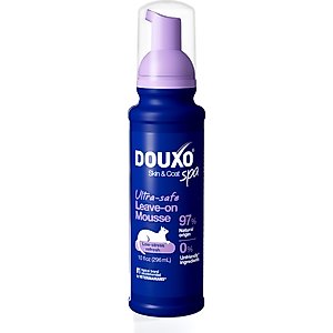Douxo Skin & Coat SPA UltraSafe LowStress Refresh Leave on Cat Mousse, 10-fl oz bottle