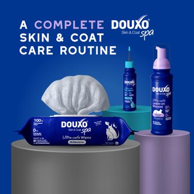 Show full view: Douxo Skin & Coat SPA UltraSafe LowStress Refresh Leave on Cat Mousse, 10-fl oz bottle slide 9 of 10