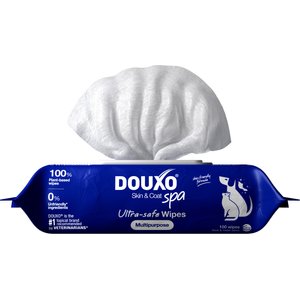 Douxo Skin & Coat SPA UltraSafe Multipurpose Wipes, 100 wipes