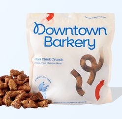 Downtown Pet Supply Barkery Chicken Hearts Grain-Free Adult Freeze-Dried Dog & Cat Treats, 10-oz bag