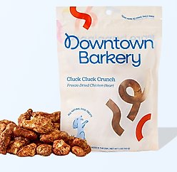 Downtown Pet Supply Barkery Chicken Hearts Grain-Free Adult Freeze-Dried Dog & Cat Treats, 4-oz bag slide 1 of 5