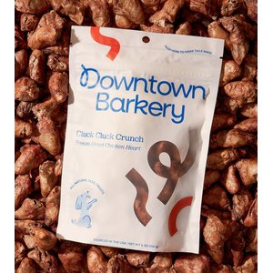 Downtown Pet Supply Barkery Chicken Hearts Grain-Free Adult Freeze-Dried Dog & Cat Treats, 4-oz bag
