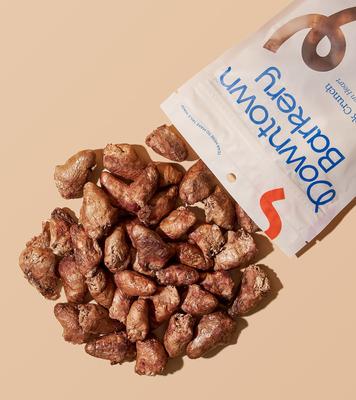 Show full view: Downtown Pet Supply Barkery Chicken Hearts Grain-Free Adult Freeze-Dried Dog & Cat Treats, 4-oz bag slide 3 of 8