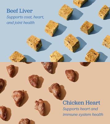 Show full view: Downtown Pet Supply Barkery Chicken Hearts Grain-Free Adult Freeze-Dried Dog & Cat Treats, 4-oz bag slide 5 of 8