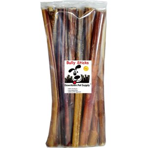 Downtown Pet Supply Bully Sticks 12-in Dog Treats, 48 count