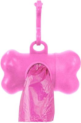Show full view: Downtown Pet Supply Dog Poop Bags & Dispenser, Pink, 180 bags slide 6 of 9