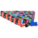 Downtown Pet Supply Dog Poop Bags & Dispensers, 2200 count, Rainbow