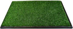 Downtown Pet Supply Pee Turf Portable Dog Potty Trainer, Green, 25-in