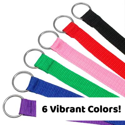 Show full view: Downtown Pet Supply Slip Dog Leash, Rainbow, 6-ft, 12 count slide 2 of 6
