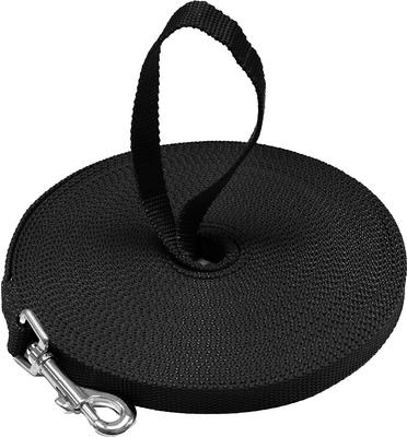 Show full view: Downtown Pet Supply Training Dog Lead, Black, 50-ft slide 2 of 7