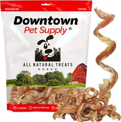 Downtown Pet Supply USA Curly Bully Sticks 10-in Dog Treats, 30 count