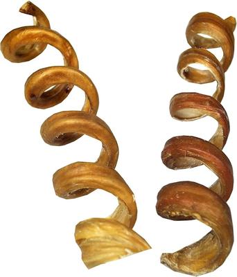 Show full view: Downtown Pet Supply USA Curly Bully Sticks 10-in Dog Treats, 5 count slide 3 of 7