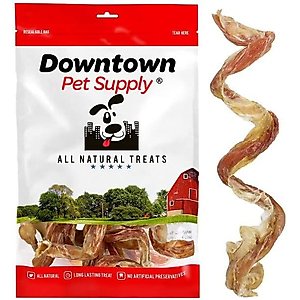 Downtown Pet Supply USA Curly Bully Sticks 5-in Dog Treats, 40 count