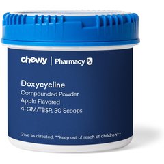 Doxycycline Compounded Powder for Animals Apple Flavored, 4-GM/TBSP, 30 scoops