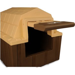 Dog Palace DP Hunter Insulated Dog House, Brown/Tan