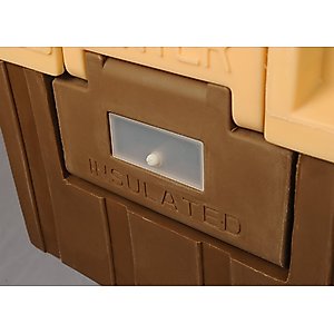 Dog Palace DP Hunter Insulated Dog House, Brown/Tan